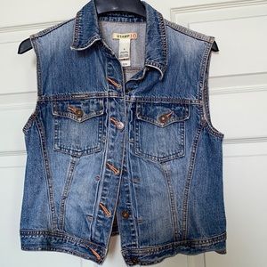 Stamp 10 Faded Denim Wash Vest size 12